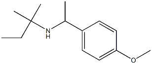 [1-(4-methoxyphenyl)ethyl](2-methylbutan-2-yl)amine Struktur