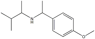 [1-(4-methoxyphenyl)ethyl](3-methylbutan-2-yl)amine Struktur