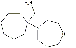 [1-(4-methyl-1,4-diazepan-1-yl)cycloheptyl]methanamine Struktur