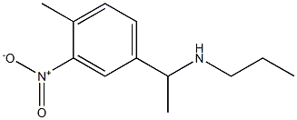 [1-(4-methyl-3-nitrophenyl)ethyl](propyl)amine Struktur