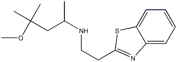 [2-(1,3-benzothiazol-2-yl)ethyl](4-methoxy-4-methylpentan-2-yl)amine Struktur