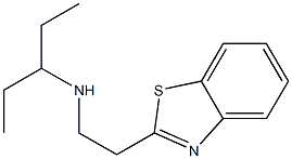 [2-(1,3-benzothiazol-2-yl)ethyl](pentan-3-yl)amine Struktur