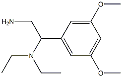 [2-amino-1-(3,5-dimethoxyphenyl)ethyl]diethylamine Struktur