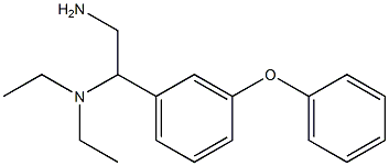 [2-amino-1-(3-phenoxyphenyl)ethyl]diethylamine Struktur