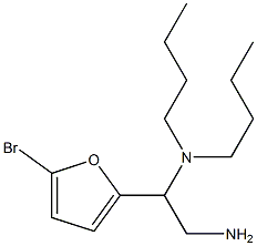 [2-amino-1-(5-bromofuran-2-yl)ethyl]dibutylamine Struktur