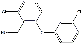 [2-chloro-6-(3-chlorophenoxy)phenyl]methanol Struktur