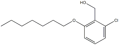 [2-chloro-6-(heptyloxy)phenyl]methanol Struktur