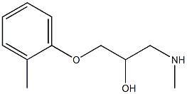 [2-hydroxy-3-(2-methylphenoxy)propyl](methyl)amine Struktur