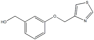 [3-(1,3-thiazol-4-ylmethoxy)phenyl]methanol Struktur