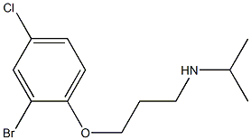 [3-(2-bromo-4-chlorophenoxy)propyl](propan-2-yl)amine Struktur