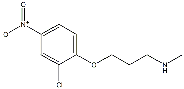 [3-(2-chloro-4-nitrophenoxy)propyl](methyl)amine Struktur