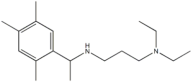 [3-(diethylamino)propyl][1-(2,4,5-trimethylphenyl)ethyl]amine Struktur