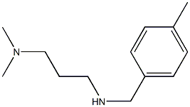 [3-(dimethylamino)propyl][(4-methylphenyl)methyl]amine Struktur