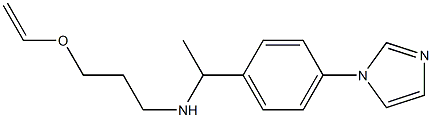 [3-(ethenyloxy)propyl]({1-[4-(1H-imidazol-1-yl)phenyl]ethyl})amine Struktur