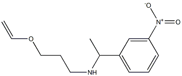 [3-(ethenyloxy)propyl][1-(3-nitrophenyl)ethyl]amine Struktur