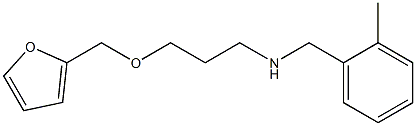 [3-(furan-2-ylmethoxy)propyl][(2-methylphenyl)methyl]amine Struktur