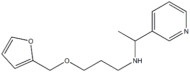 [3-(furan-2-ylmethoxy)propyl][1-(pyridin-3-yl)ethyl]amine Struktur