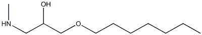 [3-(heptyloxy)-2-hydroxypropyl](methyl)amine Struktur