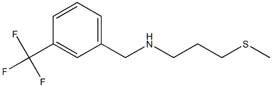 [3-(methylsulfanyl)propyl]({[3-(trifluoromethyl)phenyl]methyl})amine Struktur