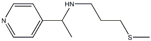 [3-(methylsulfanyl)propyl][1-(pyridin-4-yl)ethyl]amine Struktur