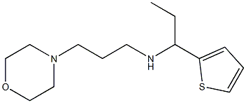 [3-(morpholin-4-yl)propyl][1-(thiophen-2-yl)propyl]amine Struktur