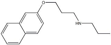 [3-(naphthalen-2-yloxy)propyl](propyl)amine Struktur