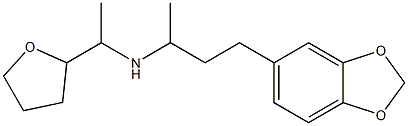 [4-(2H-1,3-benzodioxol-5-yl)butan-2-yl][1-(oxolan-2-yl)ethyl]amine Struktur