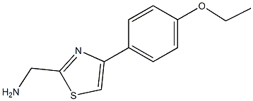 [4-(4-ethoxyphenyl)-1,3-thiazol-2-yl]methanamine Struktur