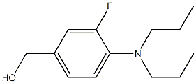 [4-(dipropylamino)-3-fluorophenyl]methanol Struktur