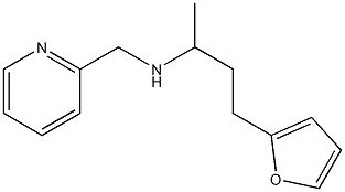 [4-(furan-2-yl)butan-2-yl](pyridin-2-ylmethyl)amine Struktur