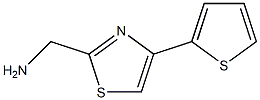 [4-(thiophen-2-yl)-1,3-thiazol-2-yl]methanamine Struktur