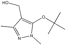 [5-(tert-butoxy)-1,3-dimethyl-1H-pyrazol-4-yl]methanol Struktur