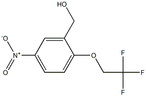 [5-nitro-2-(2,2,2-trifluoroethoxy)phenyl]methanol Struktur