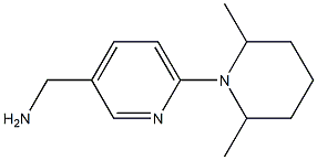 [6-(2,6-dimethylpiperidin-1-yl)pyridin-3-yl]methylamine Struktur