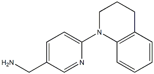 [6-(3,4-dihydroquinolin-1(2H)-yl)pyridin-3-yl]methylamine Struktur