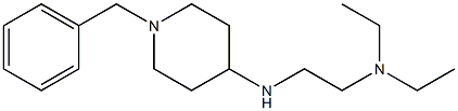 {2-[(1-benzylpiperidin-4-yl)amino]ethyl}diethylamine Struktur