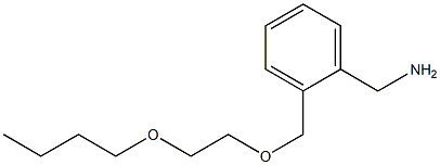 {2-[(2-butoxyethoxy)methyl]phenyl}methanamine Struktur