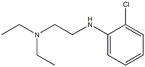 {2-[(2-chlorophenyl)amino]ethyl}diethylamine Struktur