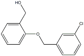 {2-[(3-chlorophenyl)methoxy]phenyl}methanol Struktur