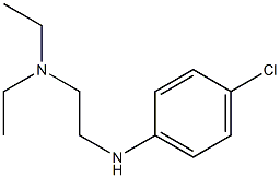 {2-[(4-chlorophenyl)amino]ethyl}diethylamine Struktur