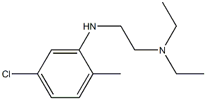 {2-[(5-chloro-2-methylphenyl)amino]ethyl}diethylamine Struktur