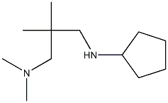 {2-[(cyclopentylamino)methyl]-2-methylpropyl}dimethylamine Struktur