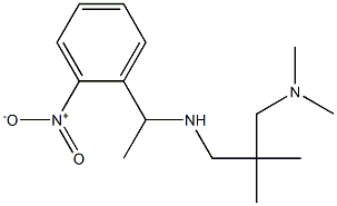 {2-[(dimethylamino)methyl]-2-methylpropyl}[1-(2-nitrophenyl)ethyl]amine Struktur