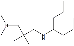 {2-[(heptan-4-ylamino)methyl]-2-methylpropyl}dimethylamine Struktur