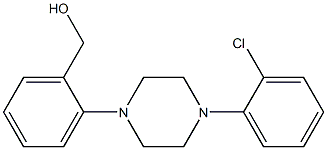 {2-[4-(2-chlorophenyl)piperazin-1-yl]phenyl}methanol Struktur