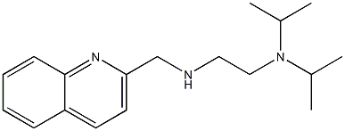 {2-[bis(propan-2-yl)amino]ethyl}(quinolin-2-ylmethyl)amine Struktur