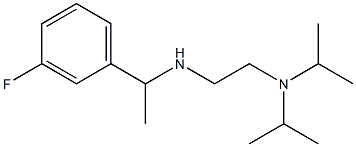 {2-[bis(propan-2-yl)amino]ethyl}[1-(3-fluorophenyl)ethyl]amine Struktur