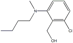 {2-[butyl(methyl)amino]-6-chlorophenyl}methanol Struktur