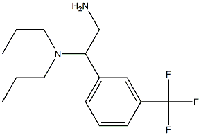 {2-amino-1-[3-(trifluoromethyl)phenyl]ethyl}dipropylamine Struktur