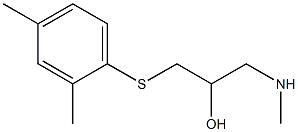 {3-[(2,4-dimethylphenyl)sulfanyl]-2-hydroxypropyl}(methyl)amine Struktur